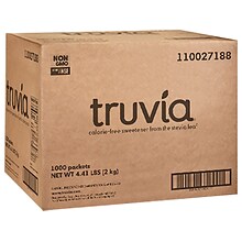 Truvia Natural Sweetener, 1000/Carton (110027188)