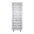 Brookside Design Vis-i-Rack High Capacity 16 Bin Blueprint Roll File Storage Rack, Textured Black (V