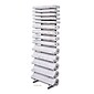 Brookside Design Vis-i-Rack High Capacity 13 Bin Blueprint Roll File Storage Rack, Textured Black (VR864)