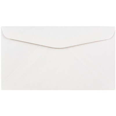 JAM Paper #6 3/4 Business Envelope, 3 5/8 x 6 1/2, White, 1000/Carton (01633983B)