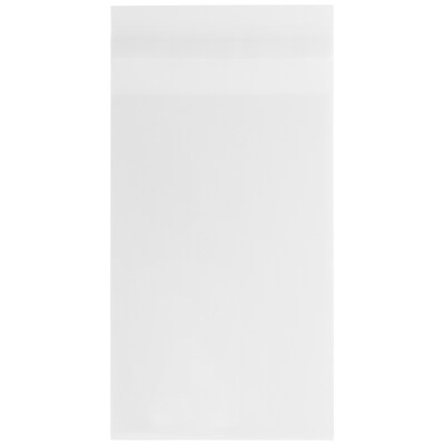 JAM Paper Cello Sleeves with Peel & Seal Closure, A10, 6.25 x 9.625, Clear, 100/Pack (A10CELLO)