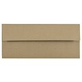 JAM Paper #10 Business Envelope, 4 1/8 x 9 1/2, Brown Kraft, 25/Pack (6314842)