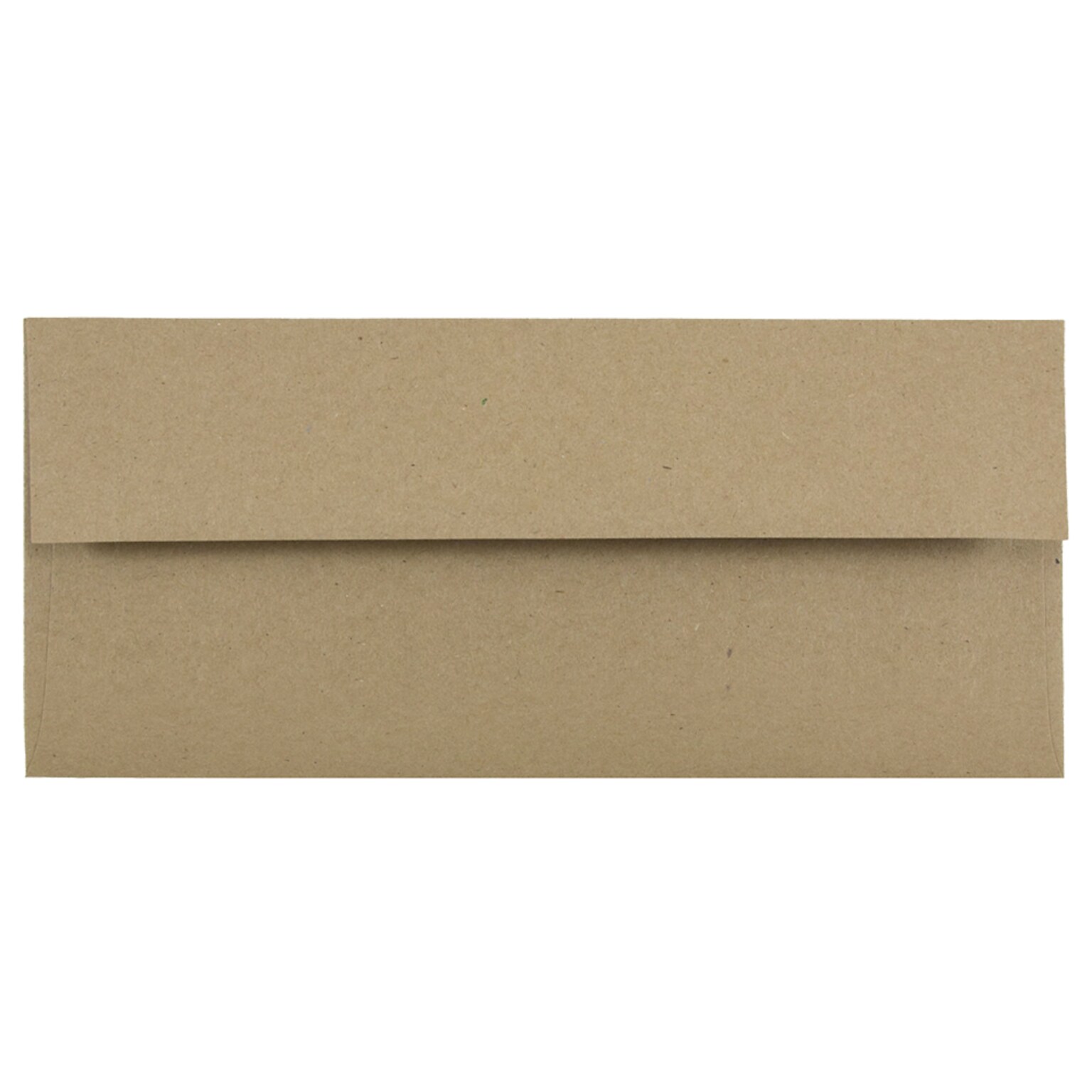 JAM Paper Open End #10 Currency Envelope, 4 1/8 x 9 1/2, Brown Kraft Paper Bag, 500/Pack (6314842H)