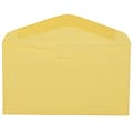 JAM Paper #6 3/4 Business Envelope, 3 5/8 x 6 1/2, Cary Yellow, 500/Box (357617061I)