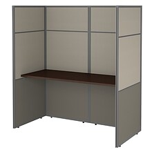 Bush Business Furniture Easy Office 66.34 x 59.92 Single Desk, Mocha Cherry (EODH260MR-03K)