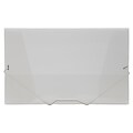 JAM Paper Plastic Portfolio, Legal Booklet, 9 7/8 x 15 1/4, Clear, Sold Individually (332537)