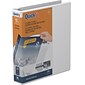 Stride Deluxe Heavy Duty 1 1/2" 3-Ring View Binders, White (97120)