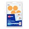 Avery Easy Peel Laser Color Coding Labels, 1 1/4 Dia, Neon Orange, 8 Labels/Sheet, 50 Sheets/Pack (