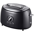 Brentwood Appliances Cool-Touch 2-Slice Retro Toaster with Extra-Wide Slots, Black (TS-270BK)