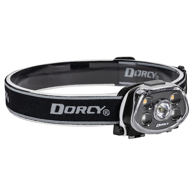 Dorcy Pro 11 in. LED 470-Lumen High CRI and UV Tilting Headlamp Flashlight, Gray (41-4320)