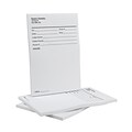 Custom 1-Color Post-it® Notes, 4 x 6, White Stock, Black Ink