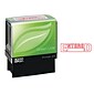 2000 Plus Green Line Pre-Inked Stamp, ENTERED, Red Ink (098368)