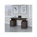 Bush Business Furniture Jamestown 60W Desk with 4 Drawers, Storm Gray (JTN017SGSU)