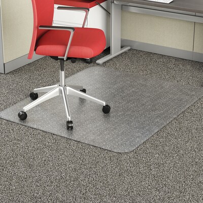 Deflect-O Studded 46"x 60" Rectangle Rollformed Cartoned Chair Mat (CM11443FPB)