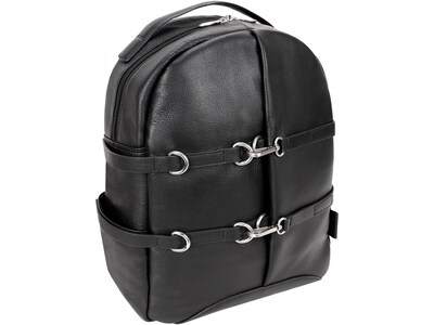 McKlein Oakland U Series Laptop Backpack, Solid, Black (18795)