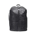 McKlein U Series Englewood Laptop Backpack, Black Leather (78895)