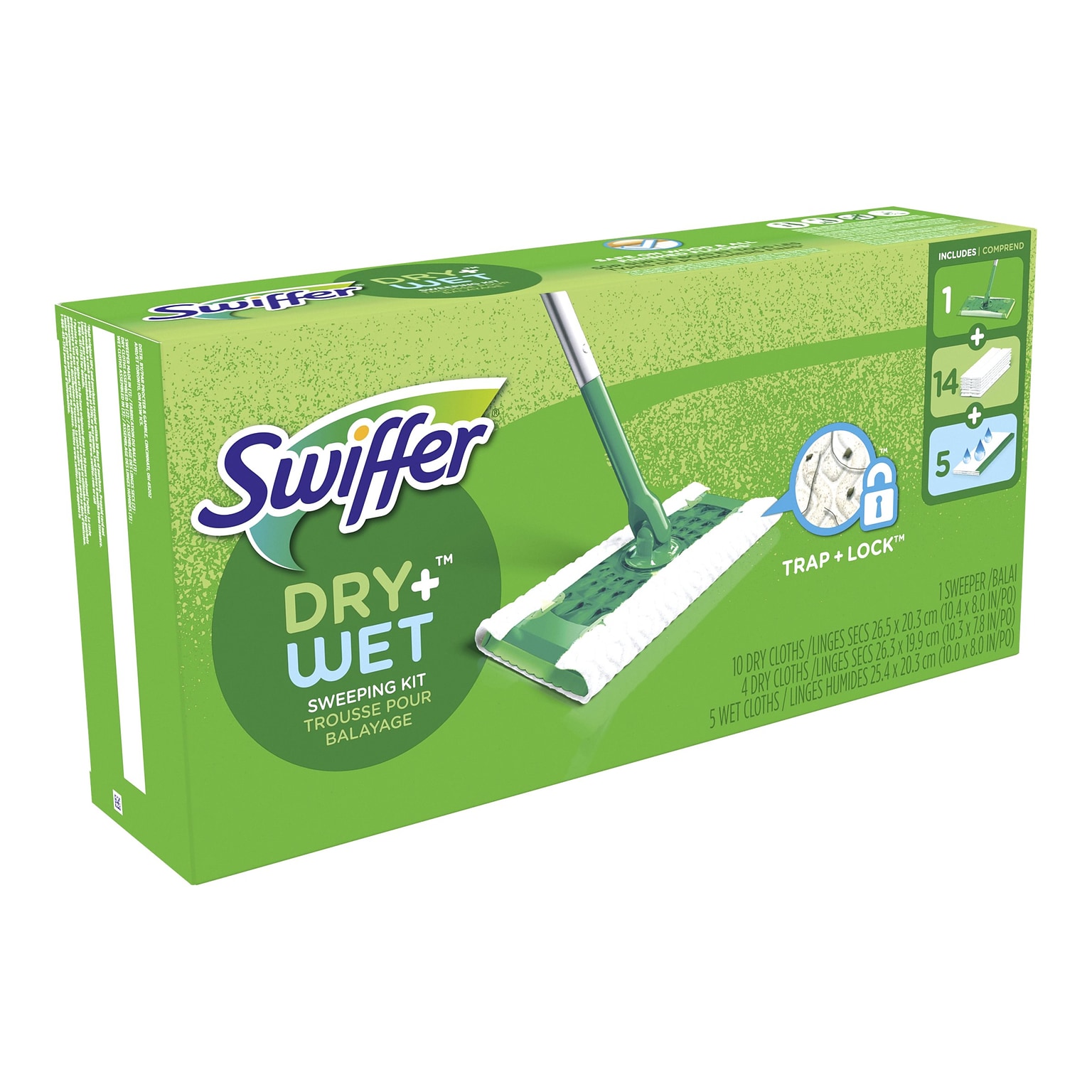Swiffer Sweeper Dry+Wet Starter Kit , Multicolor (49947)