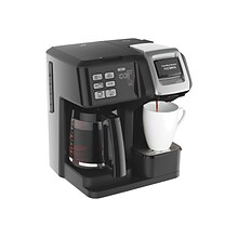 Hamilton Beach FlexBrew 12 Cups Automatic Coffee Maker, Black (49976)