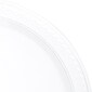 JAM Paper® Round Plastic Disposable Party Plates, Small, 7 Inch, Clear, 20/Pack (7255320678)