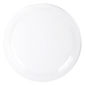 JAM Paper® Round Plastic Disposable Party Plates, Medium, 9 Inch, Clear, 20/Pack (9255320679)