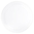 JAM Paper® Round Plastic Disposable Party Plates, Small, 7 Inch, Clear, 20/Pack (7255320678)