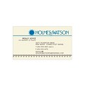 Custom 1-2 Color Business Cards, CLASSIC® Laid Baronial Ivory 80#, Flat Print, 2 Standard Inks, 1-Si