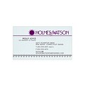 Custom 1-2 Color Business Cards, CLASSIC® Linen Haviland Blue 80#, Flat Print, 1 Standard & 1 Custom