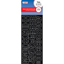 Creative Start® Self-Adhesive 1 Letters, Number and Characters, 256 count ,Black (098135)