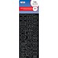 Creative Start® Self-Adhesive 1" Letters, Number and Characters, 256 count ,Black (098135)