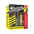 Sharpie PRO Permanent Markers, Chisel Tip, Black, 12/Pack (2018326A)