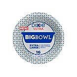 Dixie Ultra Big Bowl Paper Standard, 34 Oz., Multicolor, 16/Pack (16223/01C)