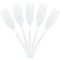 JAM Paper Premium Utensils Party Pack, Plastic Forks, Clear, 48 Disposable Forks/Pack (297F48cl)