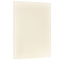 JAM Paper Vellum Bristol 67 lb. Cardstock Paper, 11 x 17, Crème Ivory, 50 Sheets/Pack (16932833)