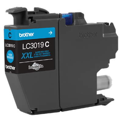 Brother LC3019C Cyan Super High Yield Ink Cartridge, Prints Up to 1,500 Pages