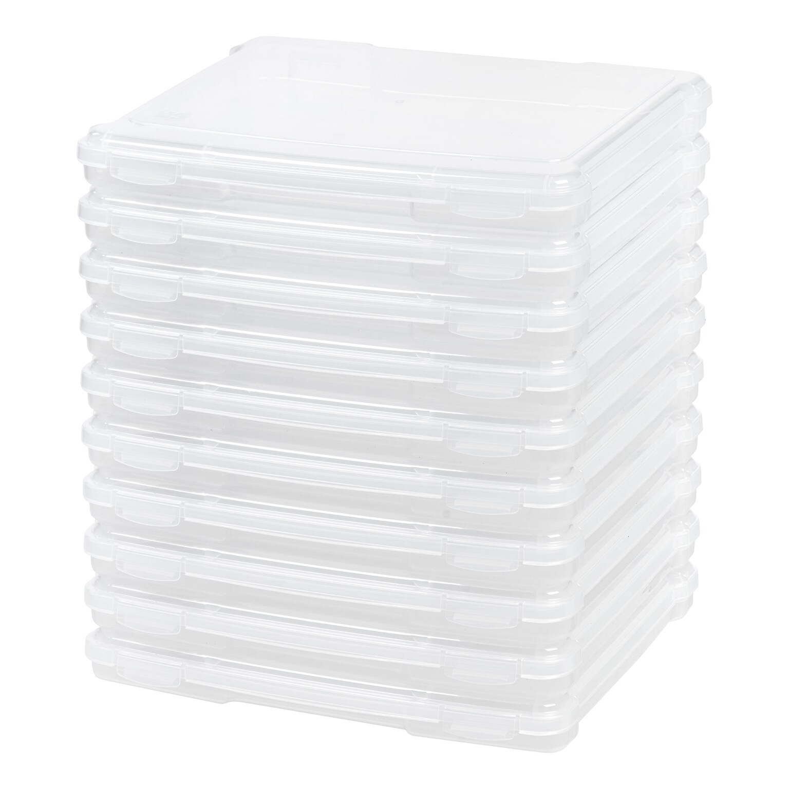 IRIS Portable Project Case, Clear, 10 Pack (586390)