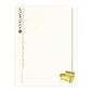 Custom Full Color Letterhead, 8.5" x 11", CLASSIC® Linen Natural White 24# Stock, Flat Print