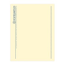 Custom 1 & 2 Color Letterhead, 8.5 x 11, 25% Cotton Writing 24# Stock, 1 Standard Ink, Raised Prin