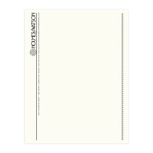 Custom 1 & 2 Color Letterhead, 8.5 x 11, CLASSIC CREST® Natural White 24# Stock, 1 Standard Ink, F