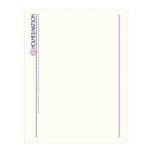 Custom 1 & 2 Color Letterhead, 8.5 x 11, CLASSIC CREST® Natural White 24# Stock, 2 Custom Inks, Fl