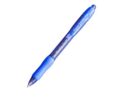 Paper Mate Profile Retractable Gel Pen, Bold Point, Blue Ink, Dozen (2102161)