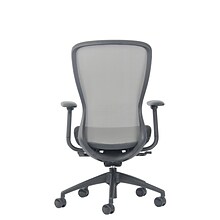 Quill Brand® Ayalon Fabric Seat Gargoyle Mesh Task Chair, Black  (V-AYALON-GAR-BK)