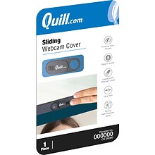 Quill Brand® Slide Series Webcam Cover - Black, 2-Pack