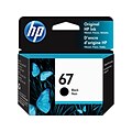 HP 67 Black Standard Yield Ink Cartridge  (3YM56AN#140)