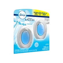 Febreze Small Spaces Solid Air Freshener, Linen & Sky, 0.25 Oz., 2/Pack (93326EA)