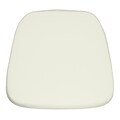 Flash Furniture Soft Fabric Chiavari Chair Cushions, Off-White (LELCWHITE)