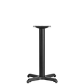 Flash Furniture 22 x 22 Cast Iron Restaurant Table X-Base With 3 Dia. Table Height Column, Black