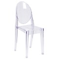 Flash Furniture Ghost Side Chair, Transparent Crystal (FH111APCCLR)