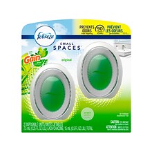 Febreze Small Spaces Air Freshener, Gain Scent, 0.25 oz., 2/Pack (93330EA)