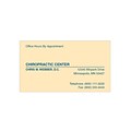Custom 1-2 Color Appointment Cards, Ivory Index 110# Cover Stock, Flat Print, 1 Custom Ink, 1-Sided,