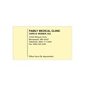 Custom 1-2 Color Appointment Cards, CLASSIC CREST® Baronial Ivory 80#, Flat Print, 1 Standard Ink, 1